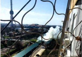 Yunusobod tumanidagi avtoturagohlardan birida portlash yuz berdi (foto va video) фото