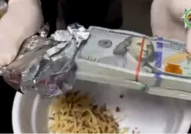 Norin, kabob, pahlava orasiga yashirilgan 286,9 ming dollar topildi фото