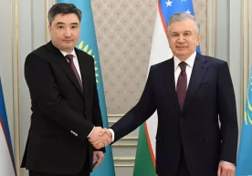Шавкат Мирзиёев Қозоғистон бош вазири Олжас Бектеновни қабул қилди фото