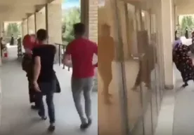 Samarqandda keksa ayolning boshiga chelak kiygizib, musht tushirgan yigitlar qo‘lga olindi (video) фото