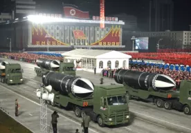 Shimoliy Koreya yangi suv osti raketasini namoyish qildi. Bu Bayden uchun chaqiruvmi? фото