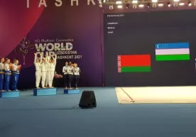 Gimnastikachi qizlarimiz Jahon kubogida ikkinchi bor shohsupaga ko‘tarilishdi фото