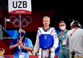 Nikita Rafalovich bronza medali uchun kechgan bahsda xorvatiyalik raqibiga mag‘lub bo‘ldi фото