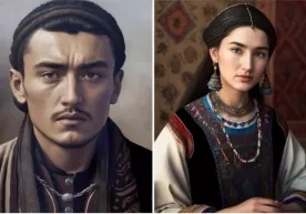 Сунъий интеллект ёрдамида Отабек ва Кумушнинг қиёфаси яратилди фото