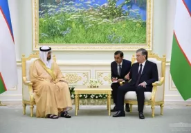 Shavkat Mirziyoyev Birlashgan Arab Amirliklari delegatsiyasini qabul qildi фото