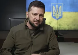 Зеленский Россия босқини бошланганидан бери қанча украиналик ҳарбий ҳалок бўлганини айтди фото