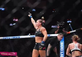 UFC 300. Olimpiya o‘yinlari chempioni Kayla Xarrison Xolli Xolmni mag‘lubiyatga uchratdi фото