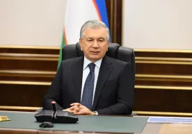 Шавкат Мирзиёев асосий стратегик ислоҳотлар тақдимоти билан танишди фото