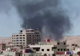 Suriyada harbiy kollejga dronlar hujum qildi фото