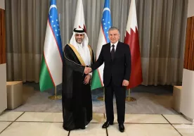 Shavkat Mirziyoyev qatarlik yirik tadbirkorlar bilan uchrashdi фото