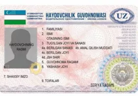 Эски ҳайдовчилик гувоҳномаси яна бир йил амалда бўлади фото