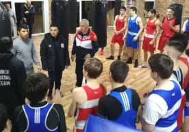 Hasanboy Do‘smatov va Shahobiddin Zoirov rossiyalik bokschilarga master klass o‘tkazdi (foto) фото