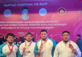 Ўзбекистон полвонлари Қирғизистонда янги зафарларга эришишди фото