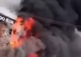 В магазине в Хазораспе вспыхнул пожар (видео) фото