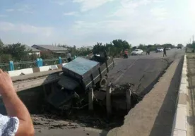 Xorazmda koʻprik qulashi sababi aniqlandi (video) фото