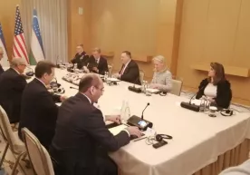 Абдулазиз Комилов ва Майк Помпео ёпиқ шаклда мулоқот ўтказди фото