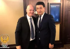 ЎФАнинг янги биносига биринчи ғиштни FIFA Президенти Жанни Инфантино қўйиб беради фото