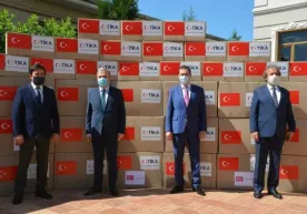Коронавирусга қарши курашиш учун Туркиядан Ўзбекистонга ёрдам келди фото