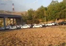 Bo‘stonliqning tog‘ yo‘llaridagi tirbandlik (video) фото
