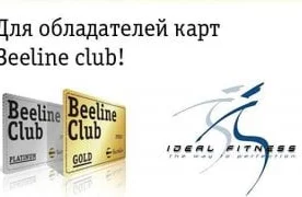 Ideal Fitness фитнес-маркази Beeline Club карталари эгаларига чегирмалар тақдим этади фото