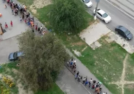 Волгоградда арзон пицца учун улкан навбат юзага келди (фото) фото