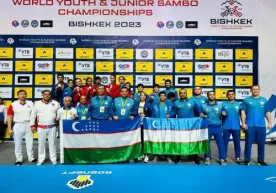 Самбочиларимиз жаҳон чемпионатида 19 та медални қўлга киритишди фото