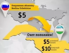 Rossiyadan hisob to‘ldirilganda Beeline abonentlari uch marotaba foyda ko‘radilar фото