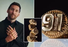 Adidas совға қилган узукларда Леонинг фаолиятидаги ёрқин ҳодисалар акс этган фото