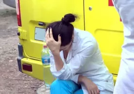 Quvada «tez yordam» mashinasi oynasi sindirildi, haydovchi hushdan ketkazildi, shifokorini esa... фото