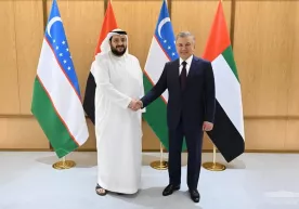 Prezident Dubayda yirik kompaniyalar rahbarlarini qabul qildi фото