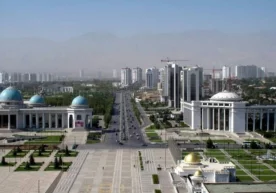 Шавкат Мирзиёев Туркманистонга етиб борди фото