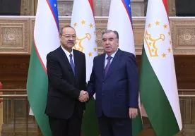 Abdulla Aripov Tojikiston prezidenti bilan uchrashdi фото
