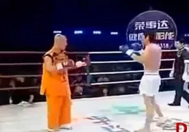 Shaolin rohibi bir necha professional jangchilarni er tishlatdi (+video) фото