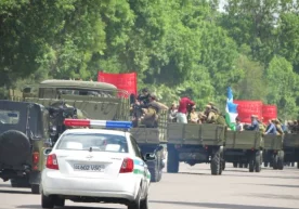 Toshkent ko‘chalaridan 9 may sharafiga avtokolonna o‘tdi (foto) фото