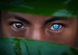 Indoneziya junglilarida mahalliy aholiga xos bo‘lmagan moviy ko‘zli qabila topildi фото