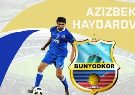 Расман! Азизбек Ҳайдаров «Бунёдкор» футболчисига айланди фото