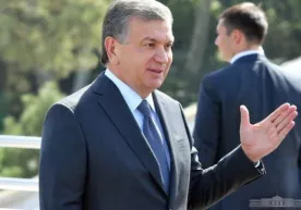Шавкат Мирзиёев янги кўприкни очиб берди (фото) фото