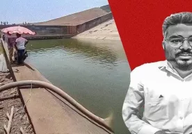 Hindistonda amaldor suvga tushib ketgan telefonini olish uchun to‘g‘on suvini to‘ktirdi фото