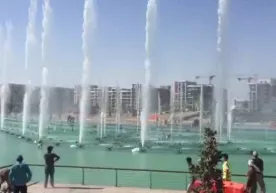 Tashkent City markazidagi ulkan musiqiy favvora (video) фото