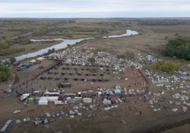Samaradagi o‘zbekistonlik migrantlar lageri yuqoridan turib tasvirga olindi (video) фото
