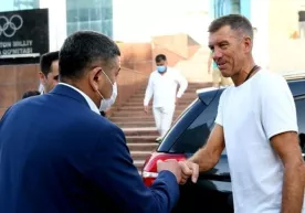 Сречко Катанец Миллий Олимпия қўмитасига ташриф буюрди фото