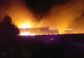 Марғилон шаҳридаги бозор ёниб кетди (видео) фото