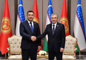 Шавкат Мирзиёев Истанбулда Садир Жапаров билан учрашув ўтказди фото
