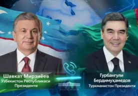 Гурбангули Бердимуҳамедов Шавкат Мирзиёевни туғилган куни билан табриклади фото