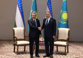 Шавкат Мирзиёев Нурсултон Назарбоев билан учрашди фото