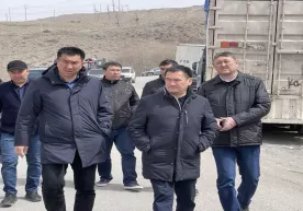 Transport vaziri xitoy-qirg‘iz chegarasiga bordi фото