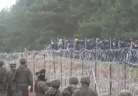 Polsha Belarusni chegarani buzib o‘tishga urinishda aybladi (video) фото