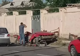 Қашқадарёда «Нексия»нинг газ баллони портлади, 2 киши ҳалок бўлди фото