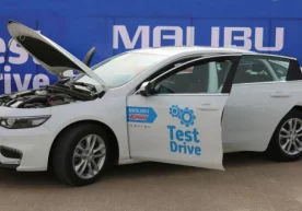 Пискентдаги автополигонда турбодвигателли Malibu тест-драйвдан ўтказилди (фото) фото