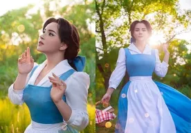 Россиялик қиз машҳур мультфильм қаҳрамонлари тимсолида (фото) фото